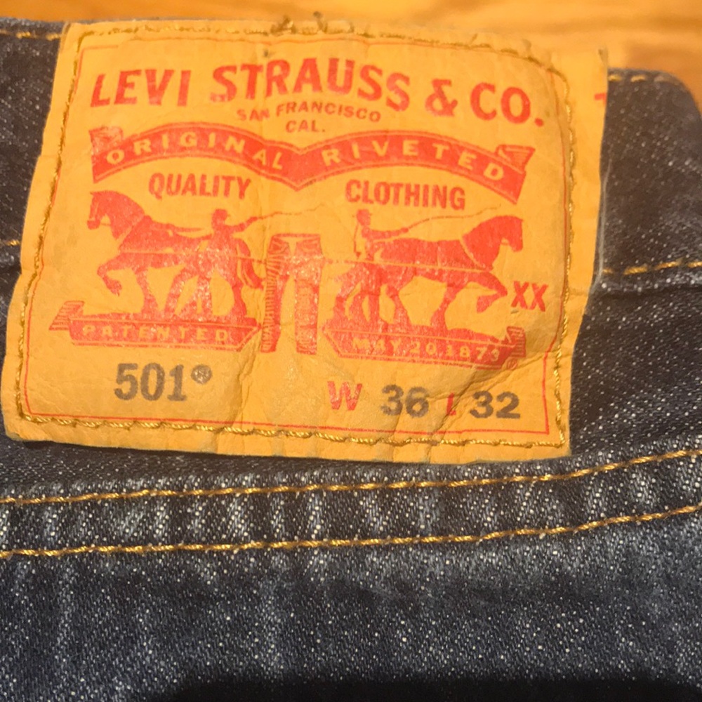 Men’s Levi’s 501 36x32 - Picture 4 of 4